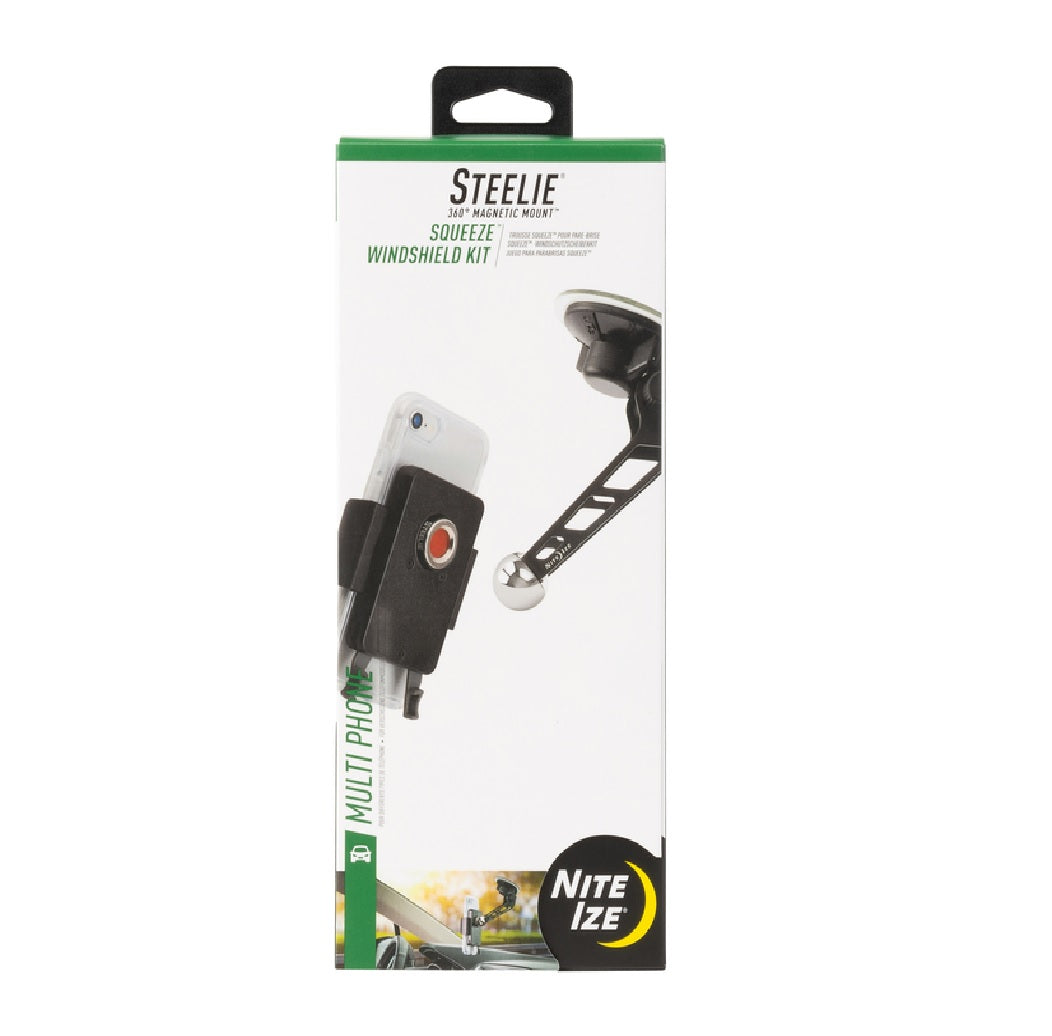 Nite Ize STSWK-01-R8 Squeeze Phone Mount Windshield Kit