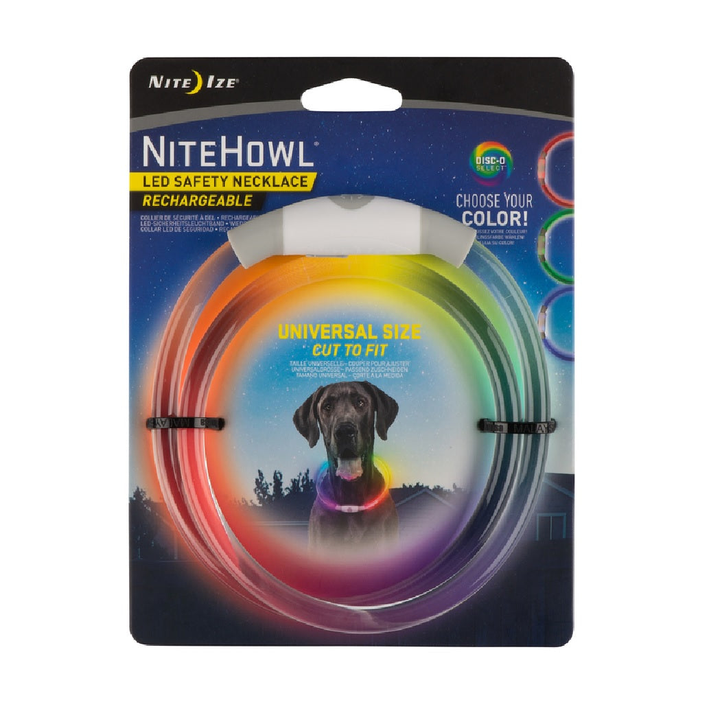 Nite Ize NHOR-07S-R3 NiteHowl Dog LED Necklace, Plastic