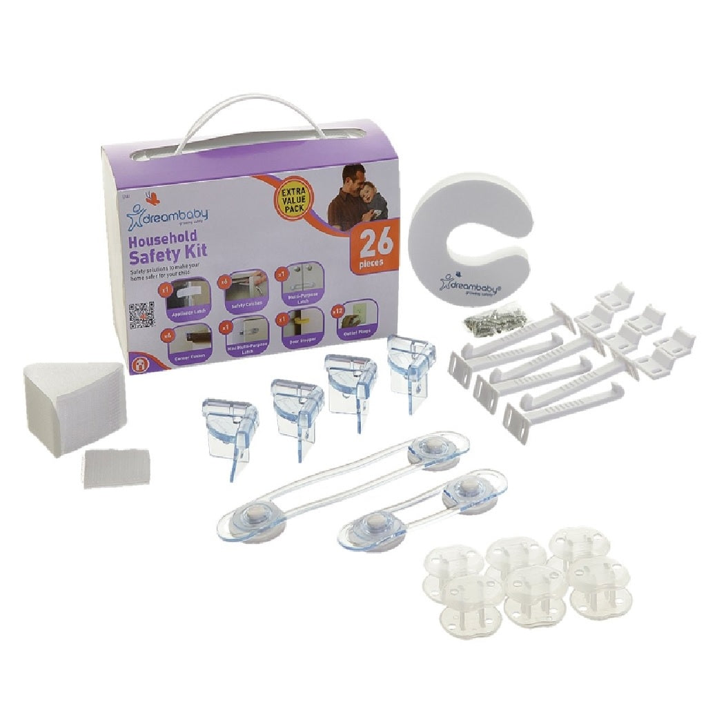 Dreambaby L7661 Home Safety Value Kit, Plastic, White