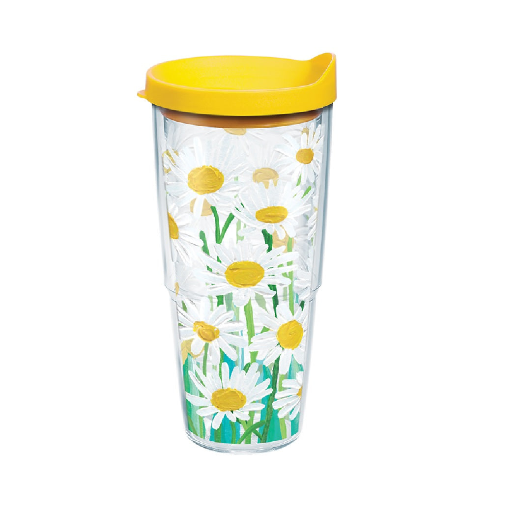 Tervis 1319687 White Daisies BPA Free Tumbler With Lid