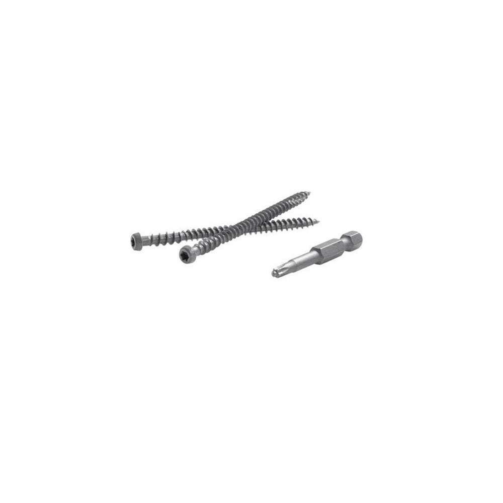 FastenMaster FMTR3-212-350TS Star Head Composite Deck Screws, 2-1/2 Inch