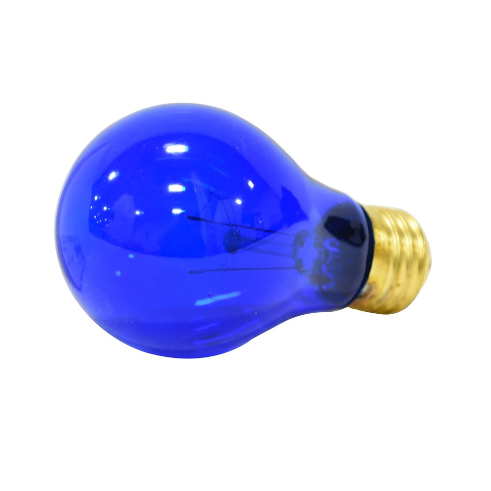 Sylvania 11710 A19 Incandescent Light Bulb, Blue, 125 Volt