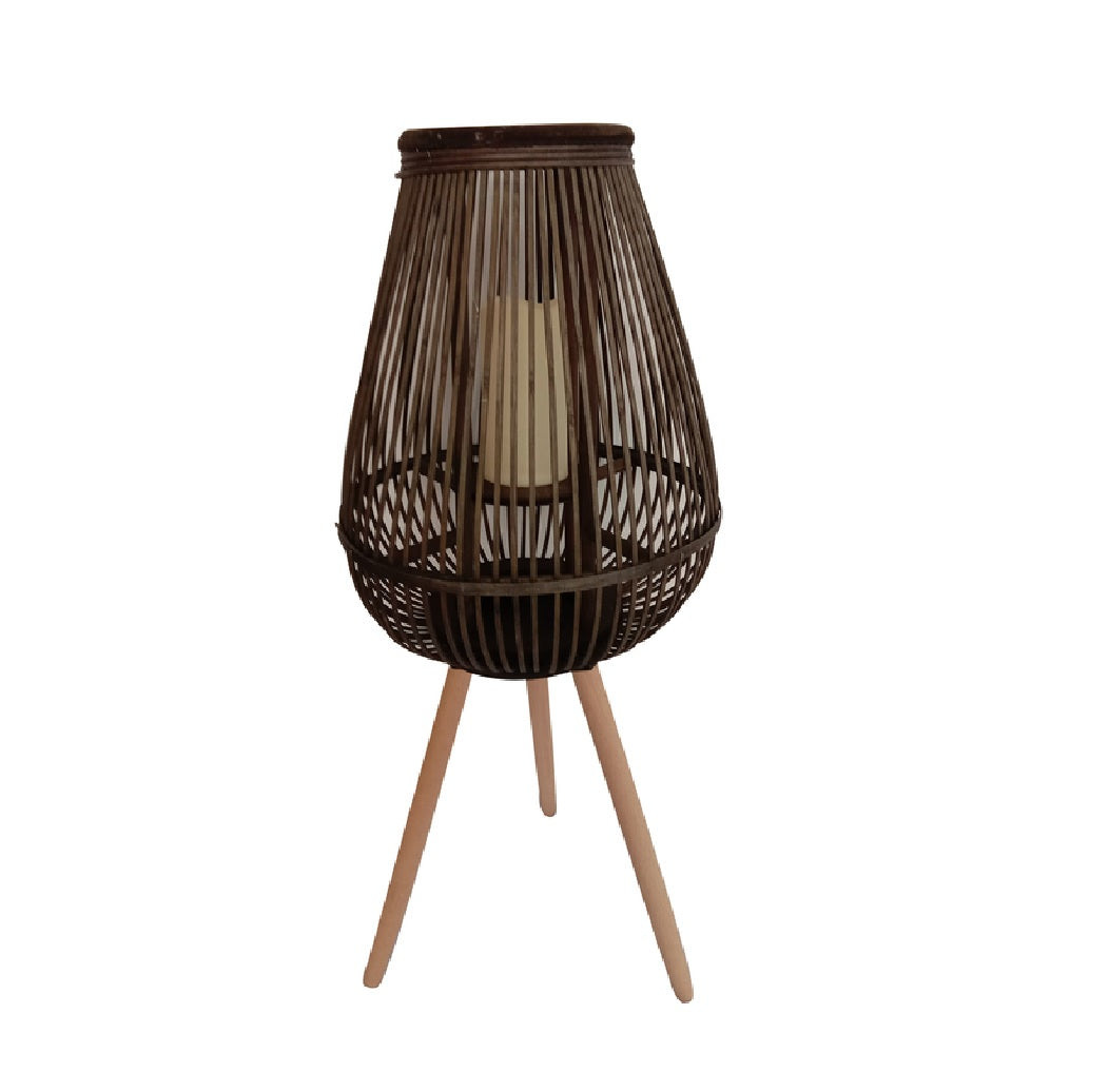 Infinity HY8039A Candle Lantern, Bamboo