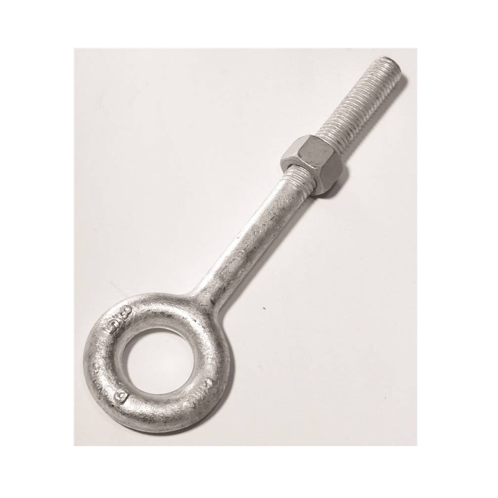 Baron 24-3/8X6 Hot Dip Galvanized Eye Bolt, 7-1/2 Inch