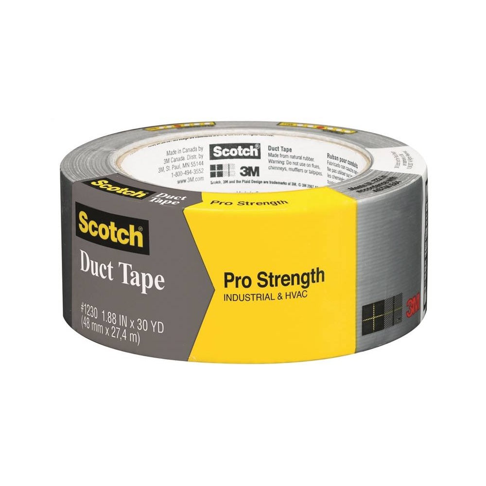 Scotch 1230-A Pro-Strength Duct Tape, Gray