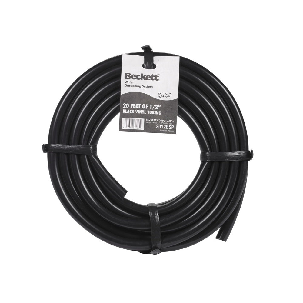 Beckett 8088410 Vinyl Tubing, Black, 20 ft