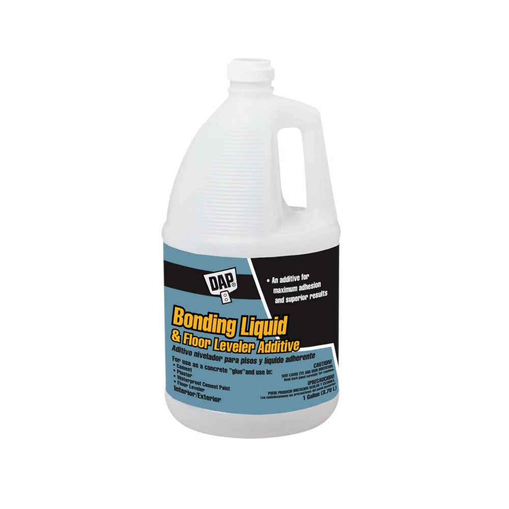Dap 35090 Bonding Liquid And Floor Leveler Additive, White, 1 Gallon