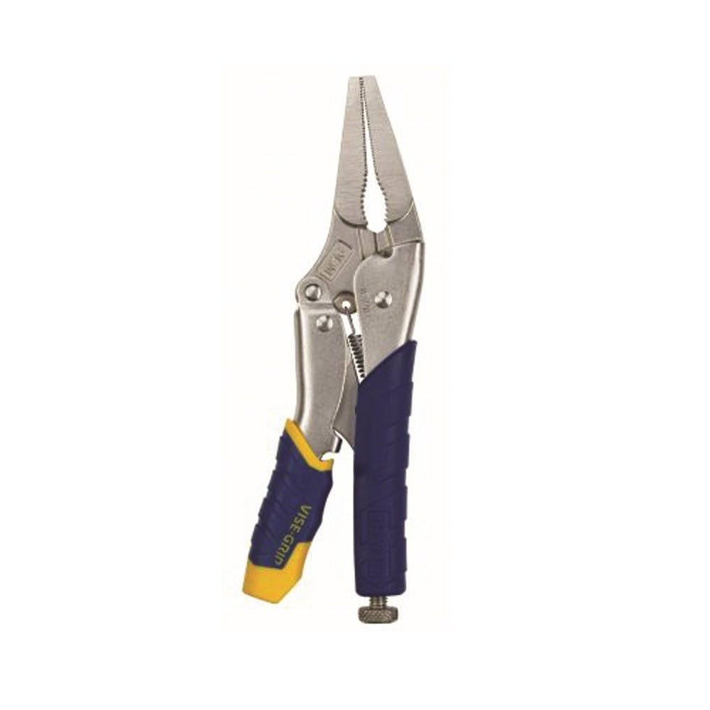 Irwin IRHT82582/15T Long Nose Locking Pliers with Wire Cutter, 2-3/4 Inch