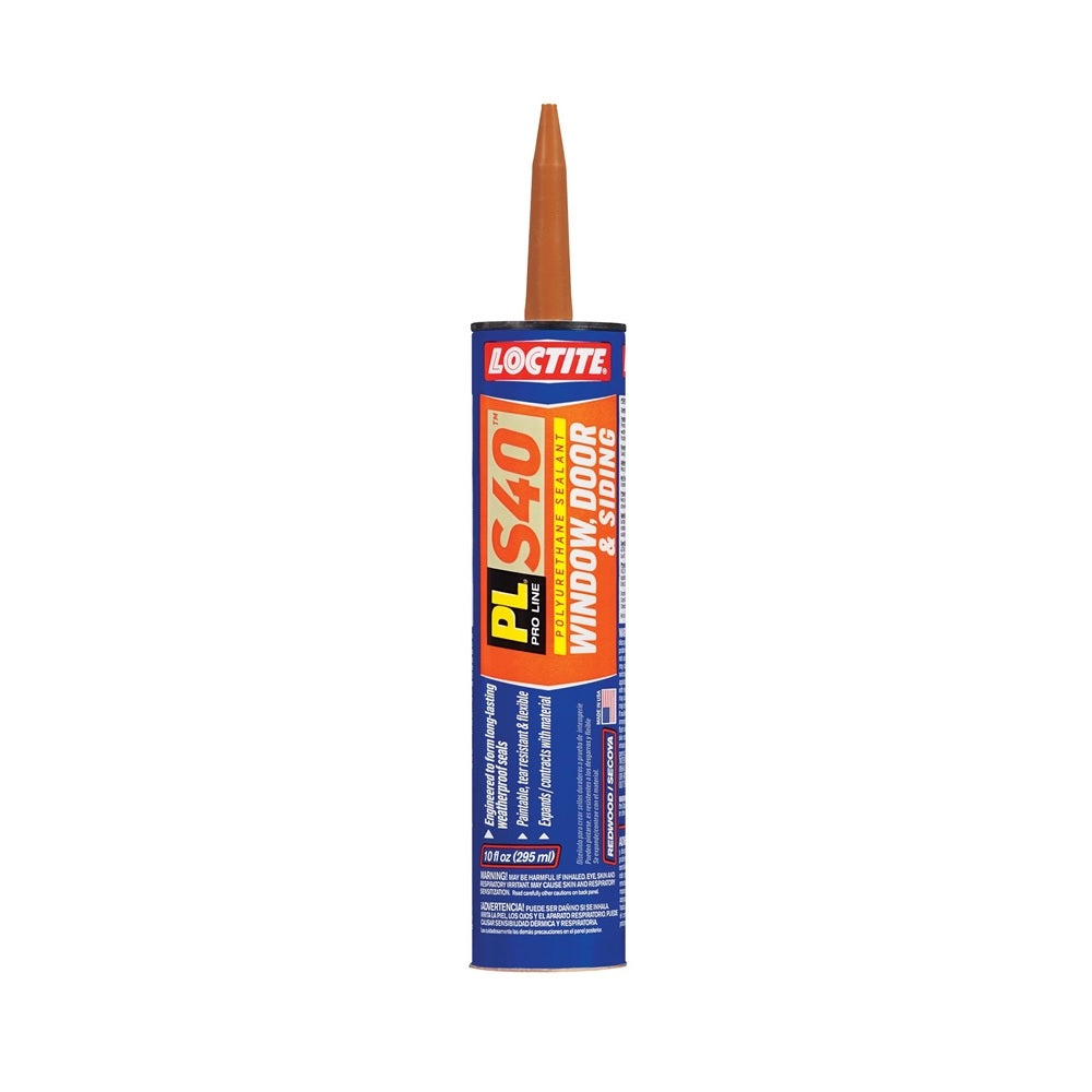 Loctite 1618516 Polyurethane Sealant, Redwood Tan, 10 oz