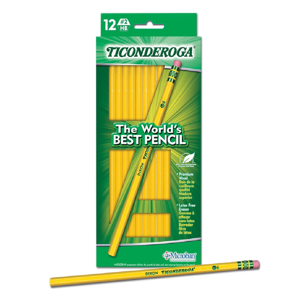 Ticonderoga 13812 #2HB Wood Pencil