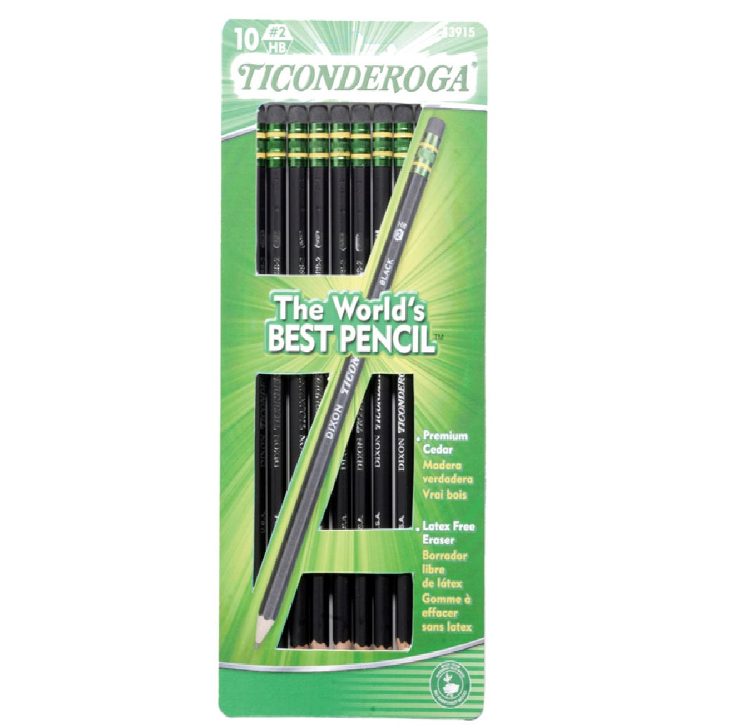 Ticonderoga 13915 #2HB Pencil, Wood