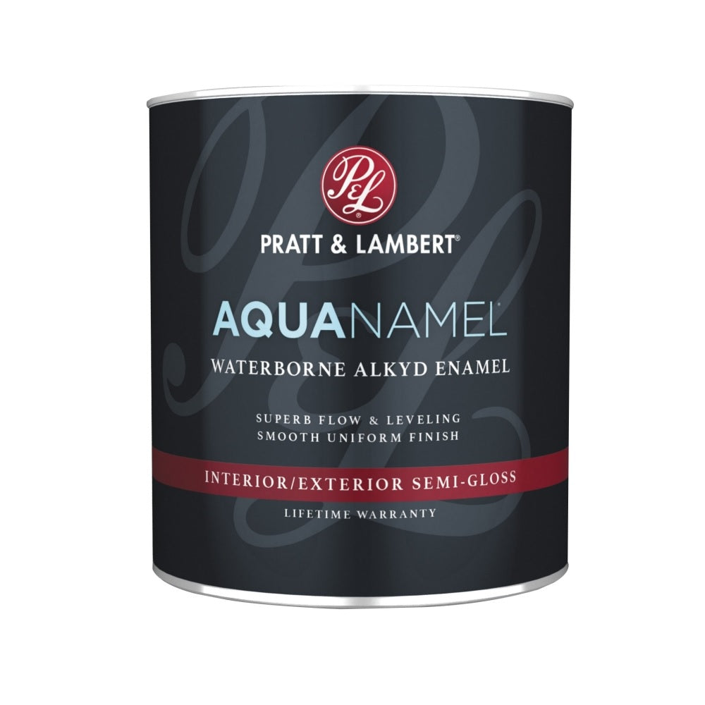 Pratt & Lambert Z0890 Aquanamel Waterborne Alkyd Enamel, 1 Quarts