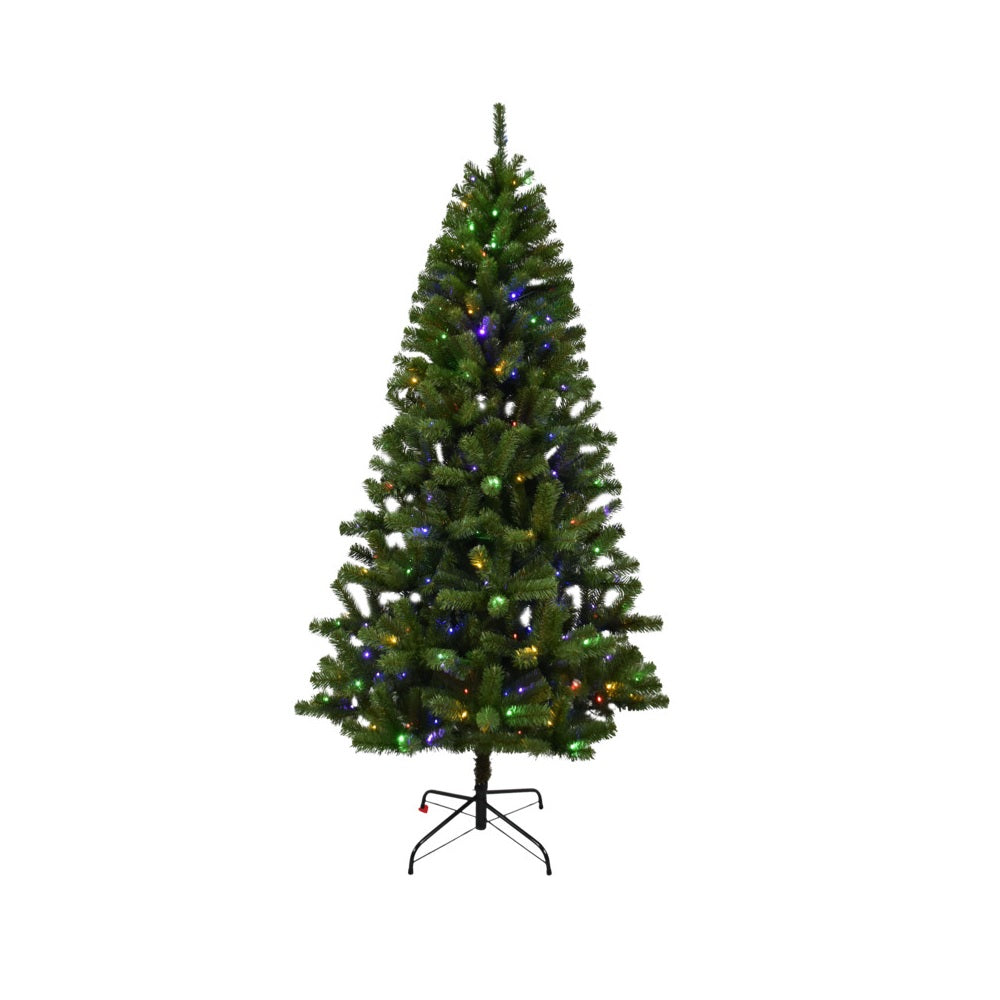 Santas Forest 10973 Doug Fir Christmas Tree, Green, 7 ft