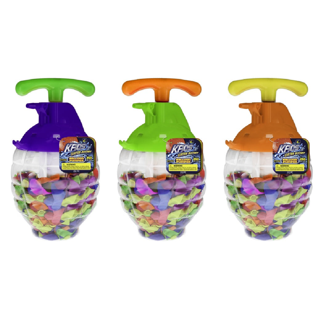 Kaos 716 Water Balloon Pumper, Assorted