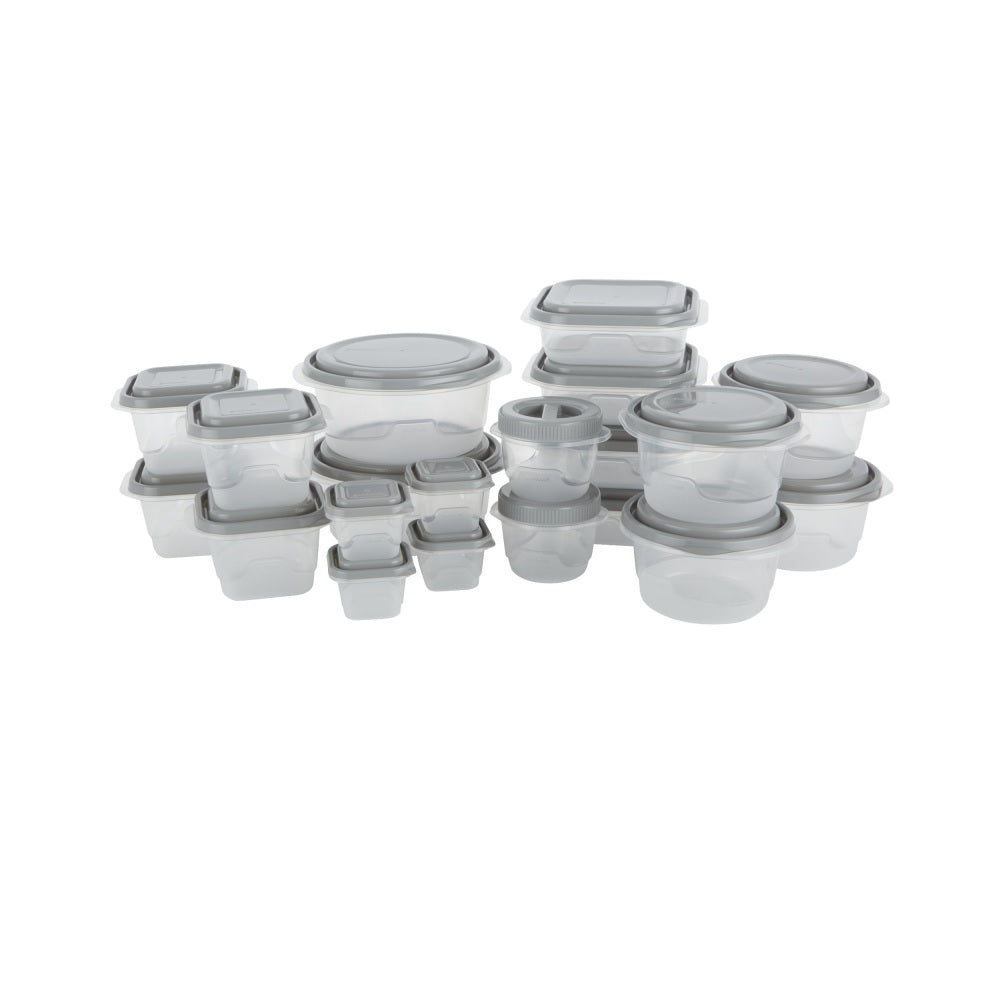 GoodCook 10853 Food Storage Container Set, Clear, 40 Piece