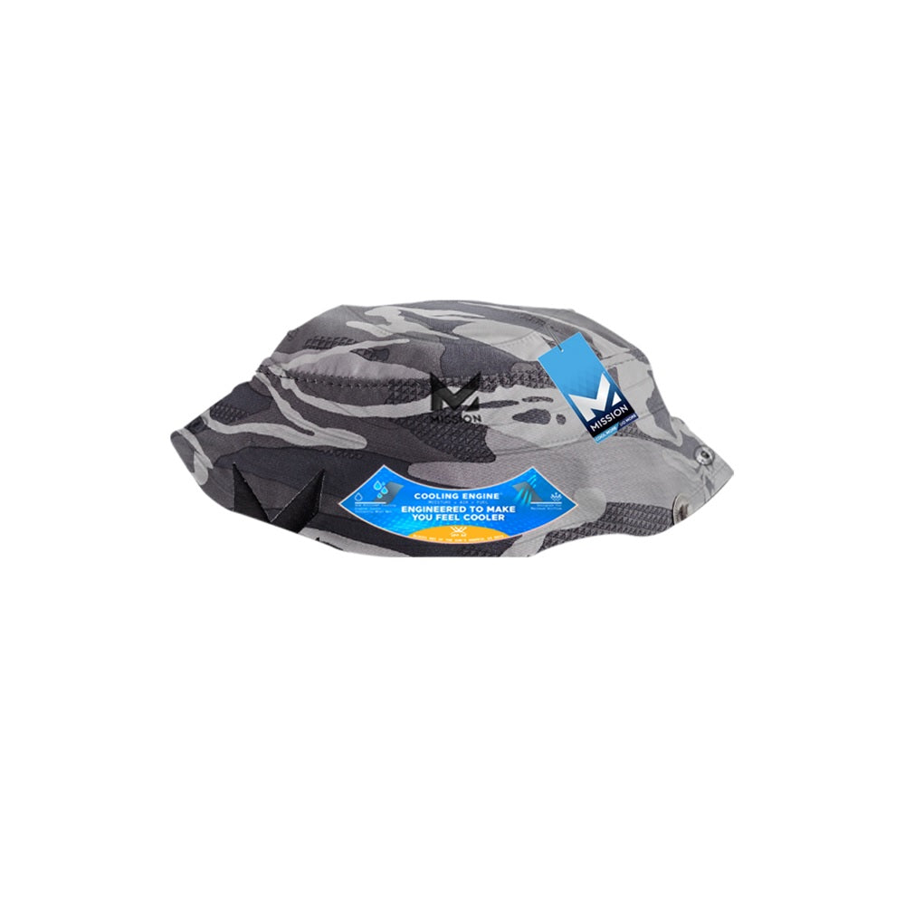 Mission 109076 Bucket Hat, Matrix Camo Silver