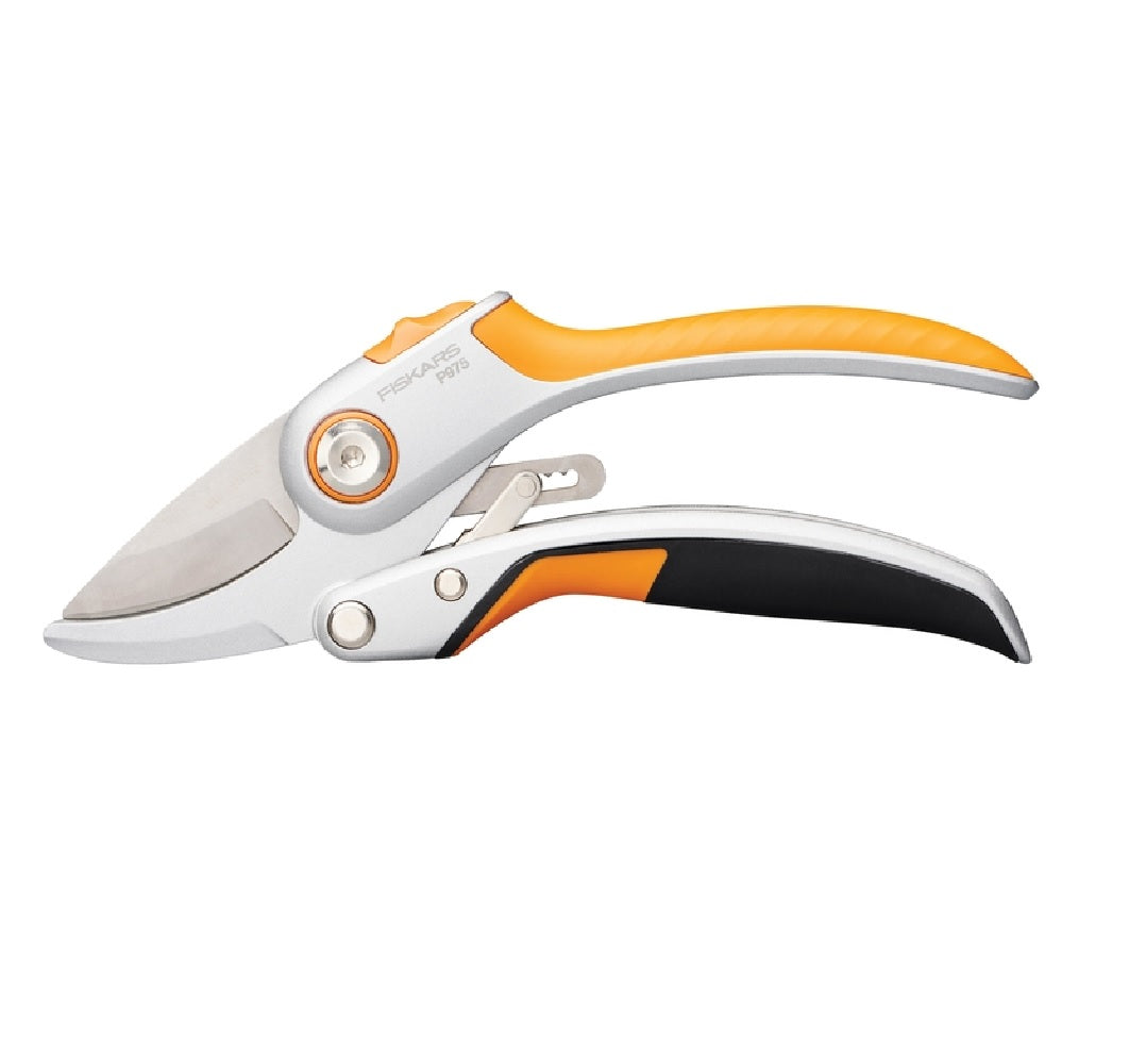 Fiskars 395083-1001 Ratcheting Hand Pruner, Aluminum