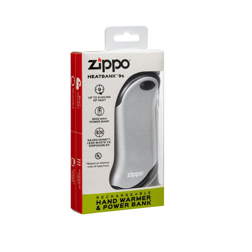 Zippo 40584 Winter Goods Hand Warmer and Power Bank, Silver