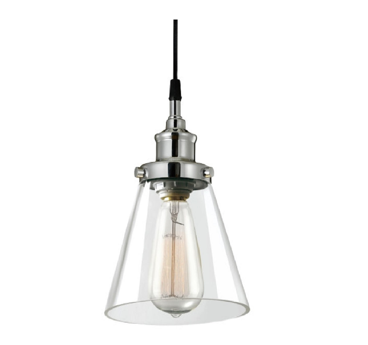 Globe Electric 60946 Parker Pendant Light, Chrome