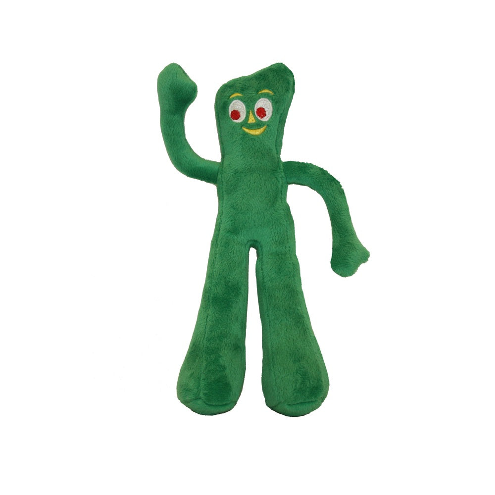 Multipet 16674 Gumby Plush Dog Toy, 9 Inch, Green