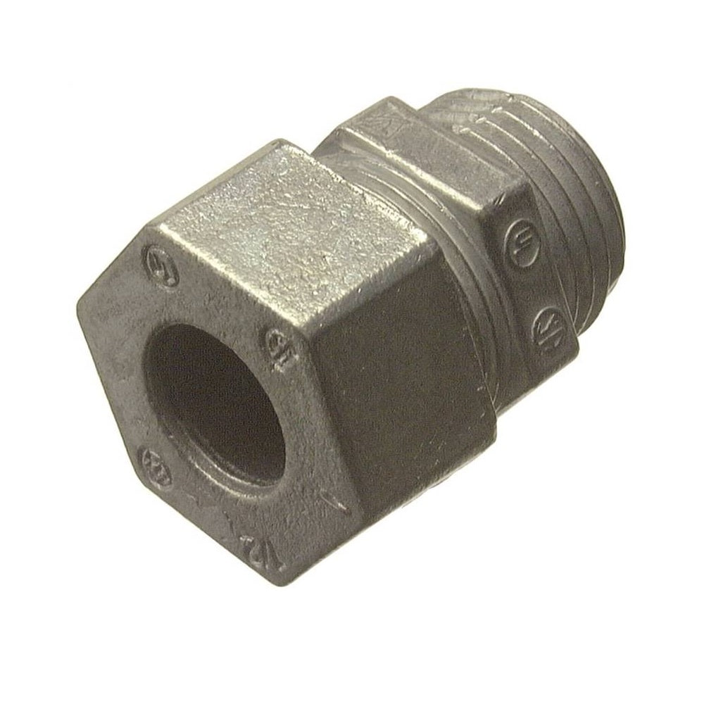 Halex 21691 Cord Connector, 1/2 Inch, Zinc