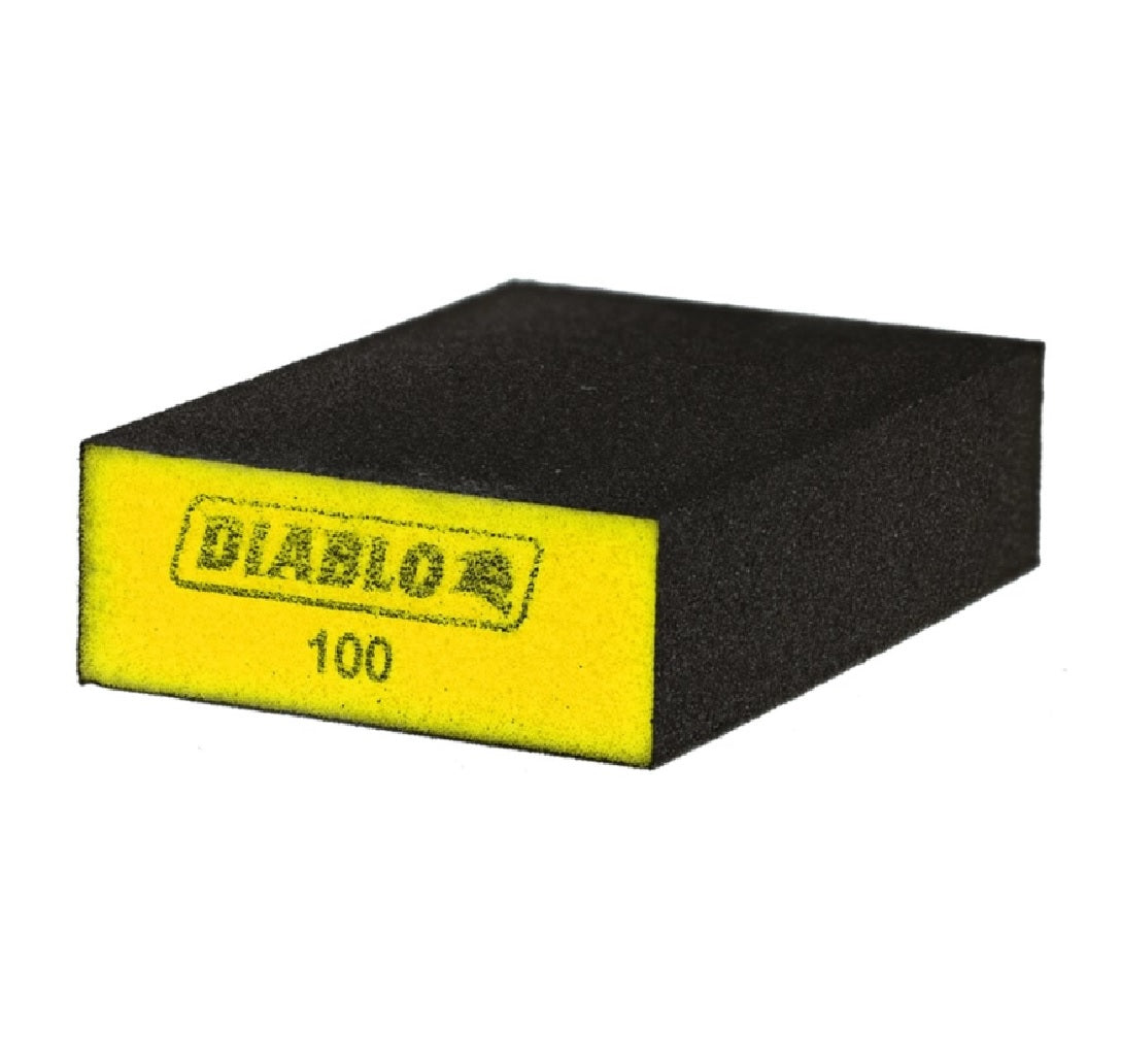 Diablo DFBBLOCFIN01G Flat Edge Sanding Block, Aluminum Oxide