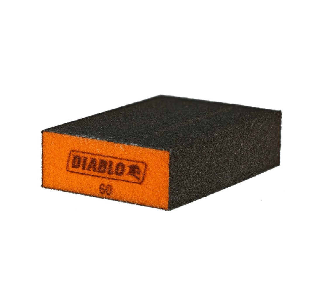 Diablo DFBBLOCMED01G Flat Edge Sanding Block, Aluminum Oxide