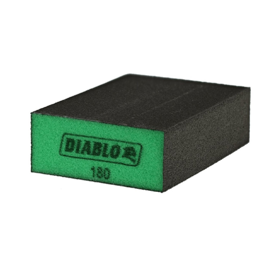 Diablo DFBBLOCUFN01G Flat Edge Sanding Block, Aluminum Oxide