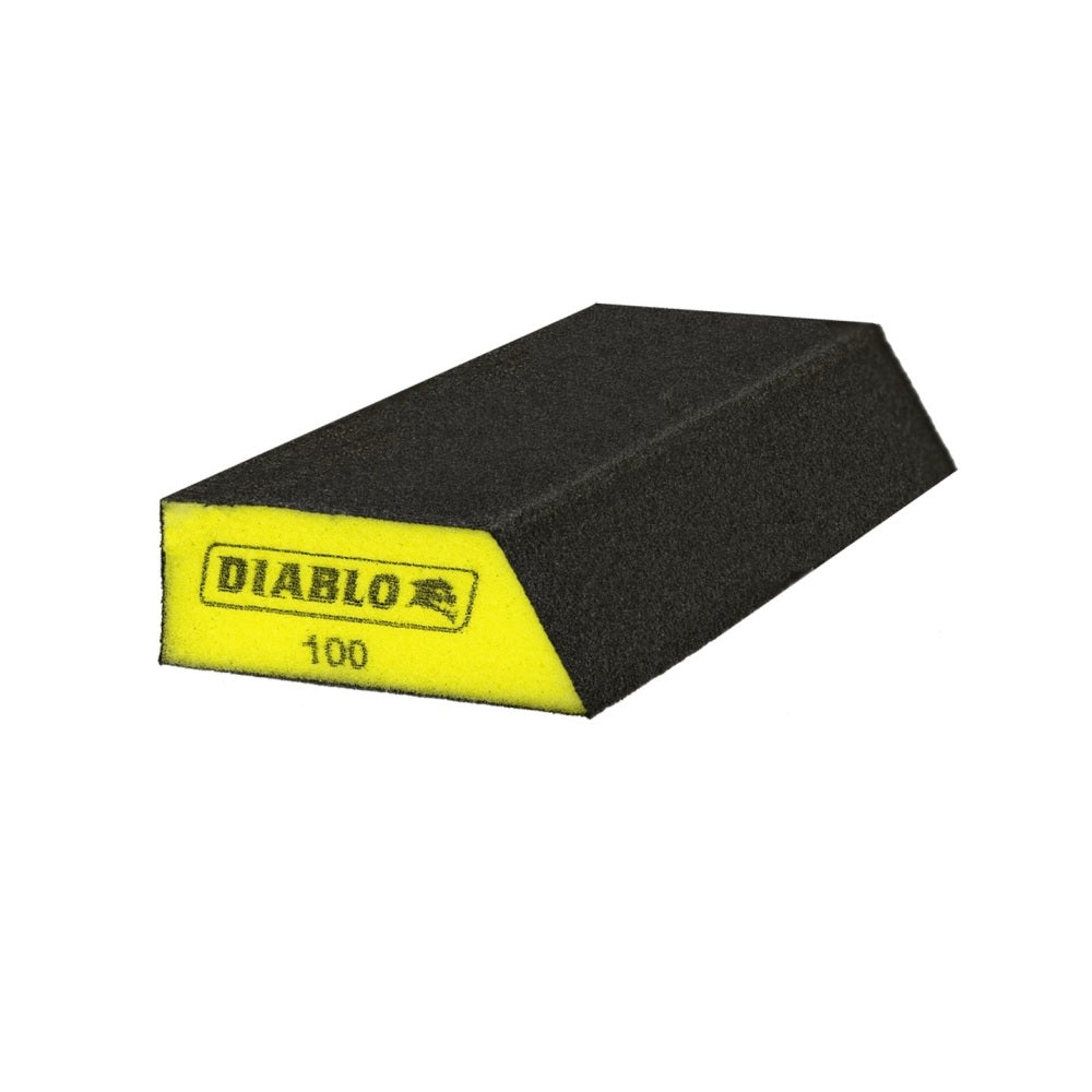 Diablo DFBANGBFIN01G Sanding Sponge, 100 Grit, 8 Inch