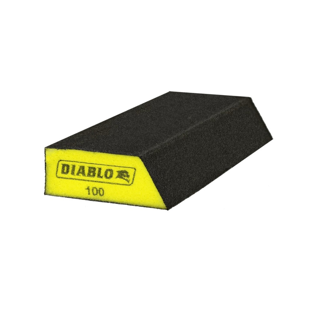 Diablo DFBANGBFIN01G Random Orbital Sanding Sponge, 100 Grit, 8 Inch