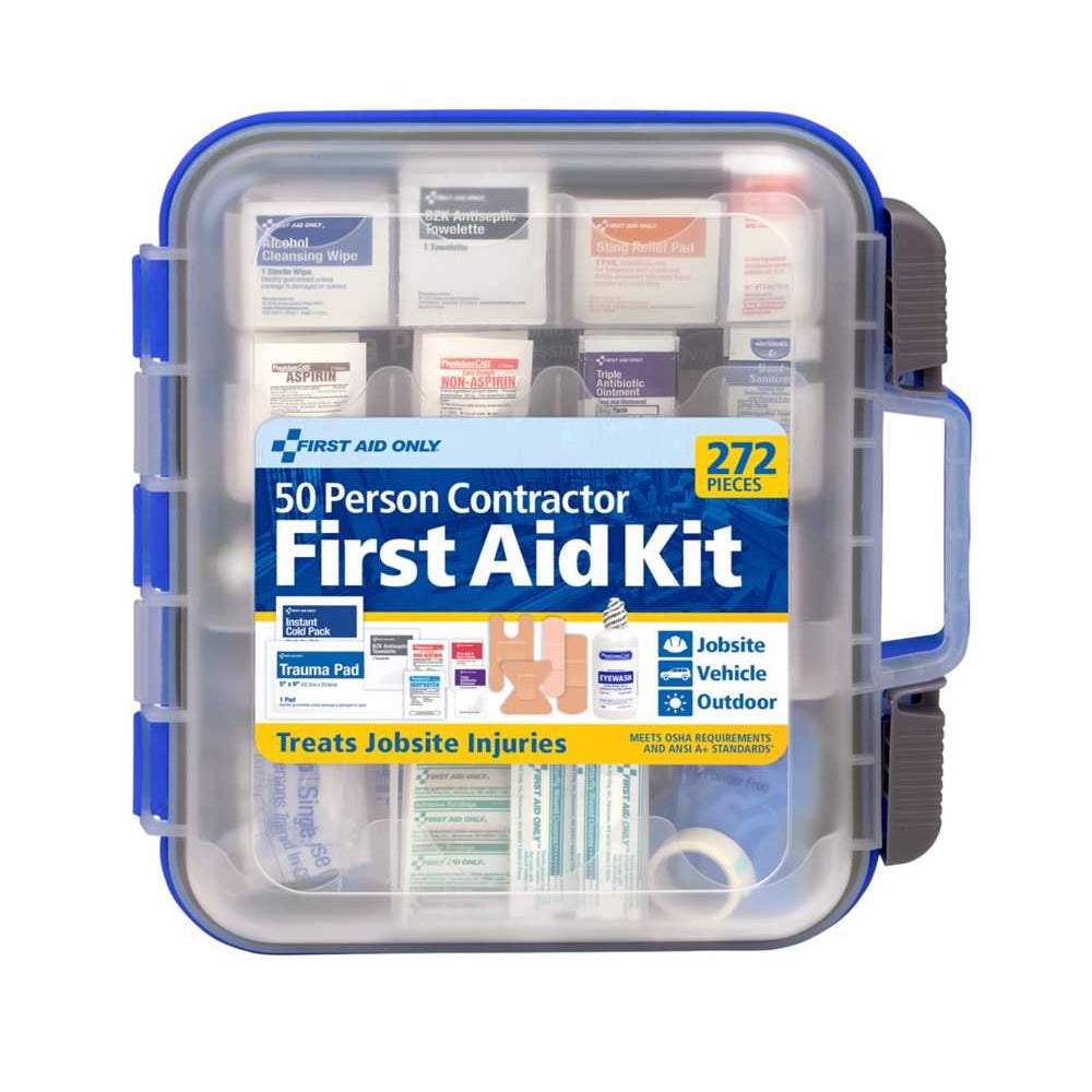 First Aid Only 91300 Contractor 50 Person First Aid Kit, Multicolor