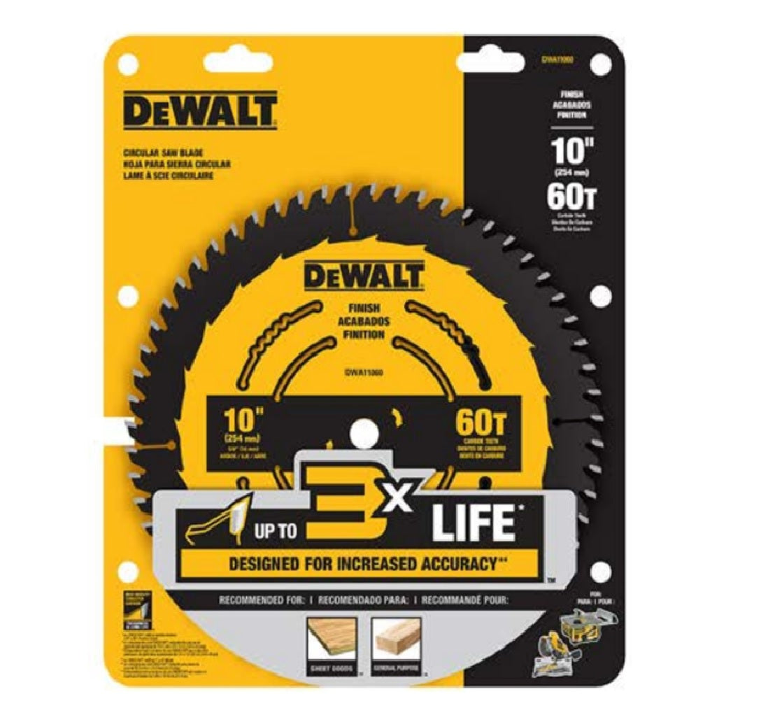 DeWalt DWA11060 Circular Saw Blade, 60 Teeth