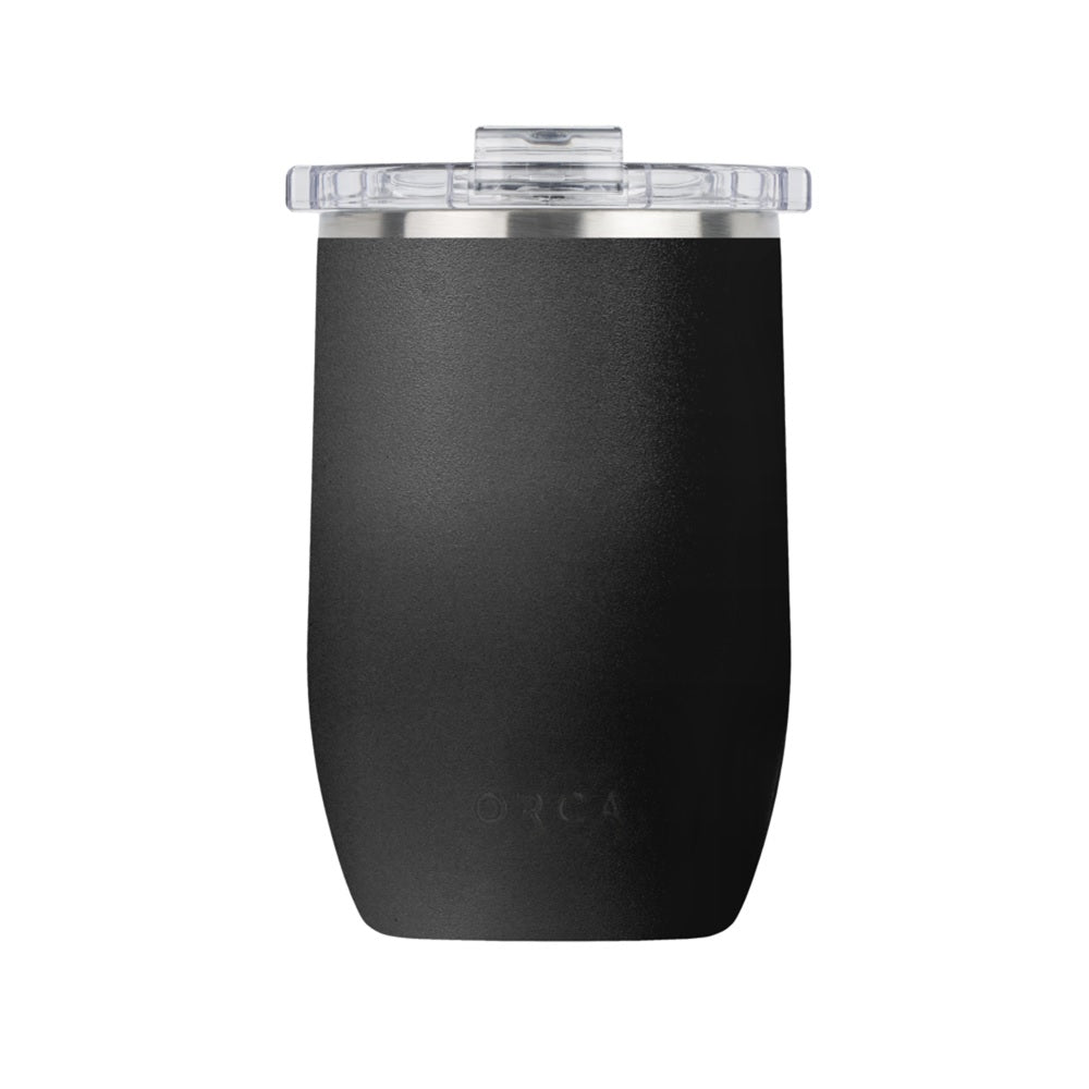 Orca VIN12BK BPA Free Tumbler with Lid, Black, 12 oz