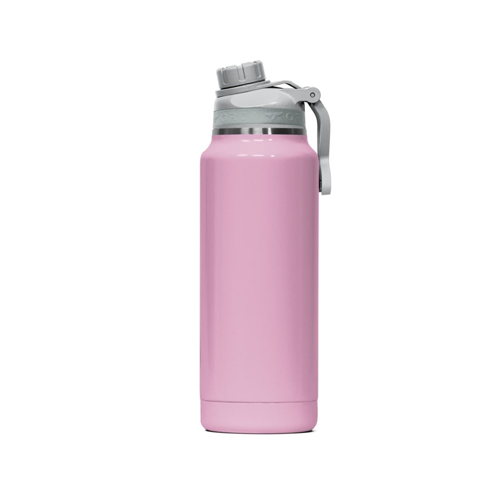 Orca ORCHYD34DRDRGY Hydration Bottle W/Smart Lid, Dusty Rose/Gray, 34 oz