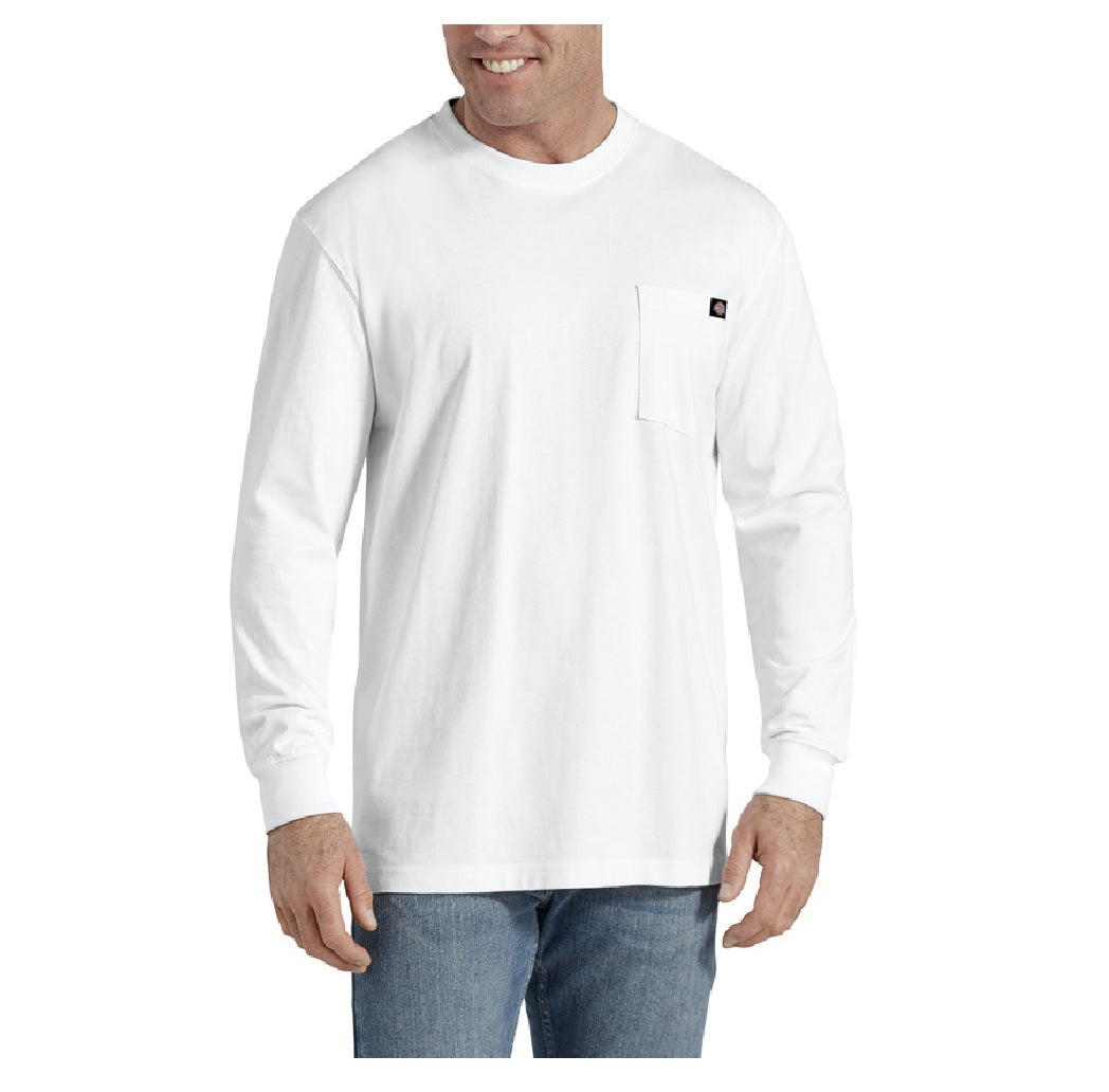 Dickies WL450WH2T Tee Shirt, 2XLT, White