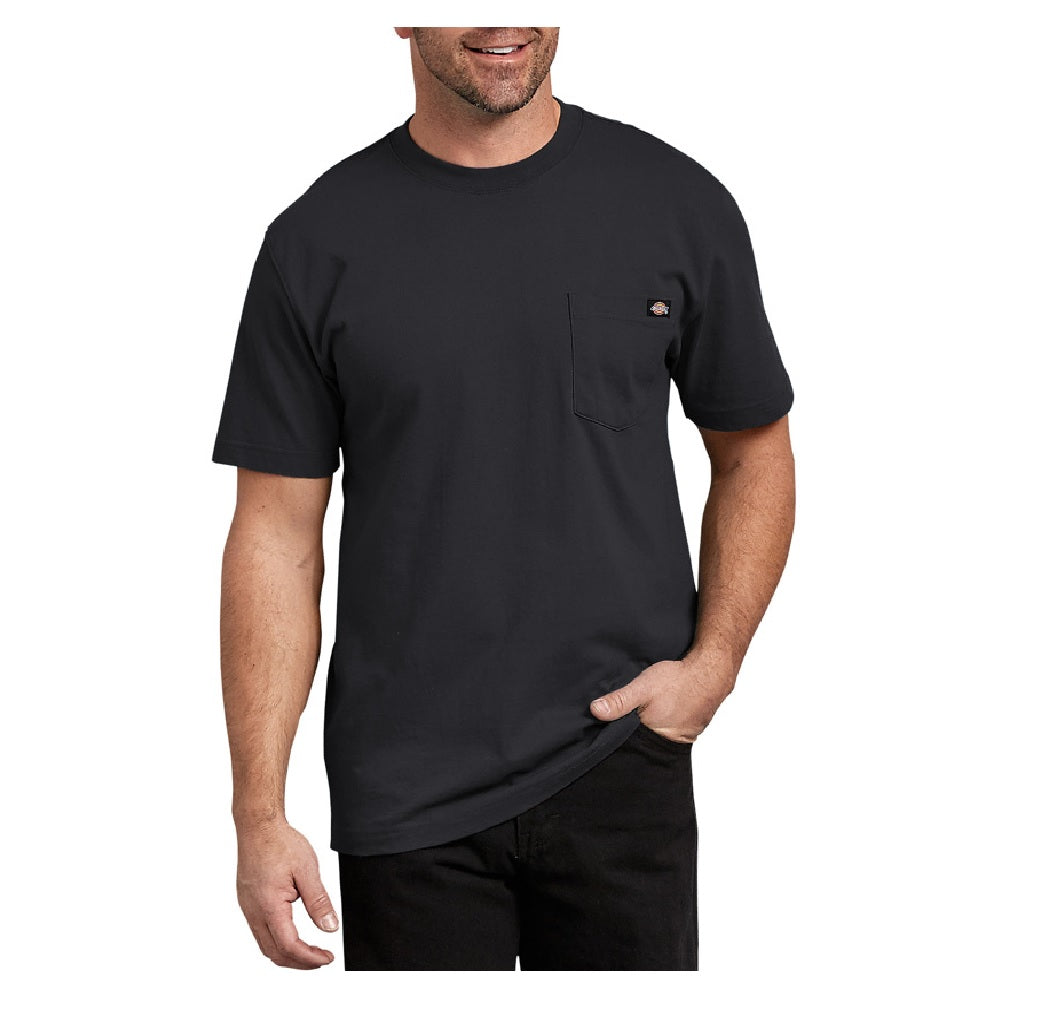 Dickies WS450BK2X Tee Shirt, XXL, Black