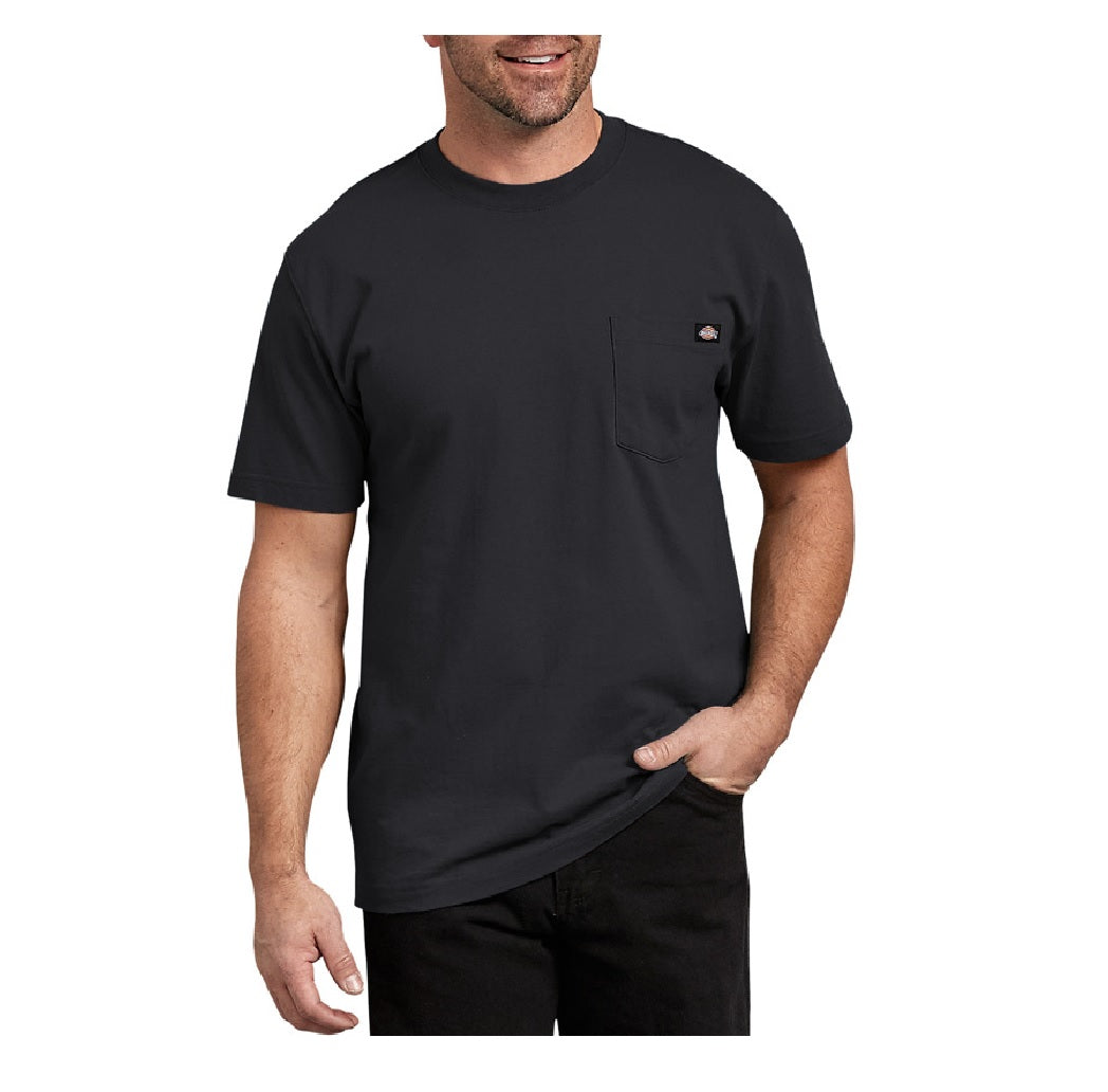 Dickies WS450BKM Tee Shirt, Medium, Black