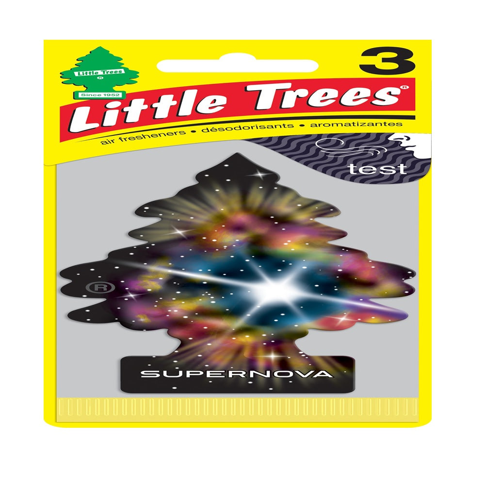 Little Trees U3S-37303 Supernova Air Freshener, 3 Pack