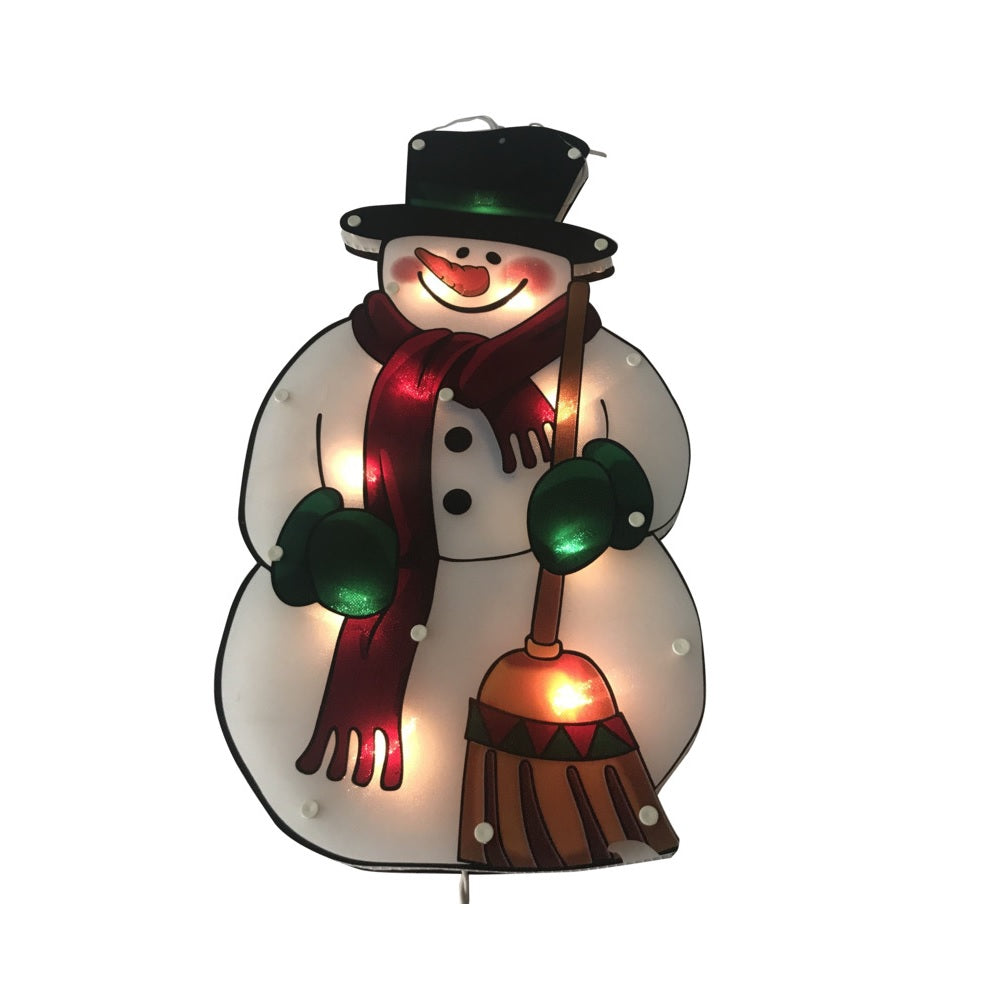 Santas Forest 36601 Double Sided Snowman, 18 Inch