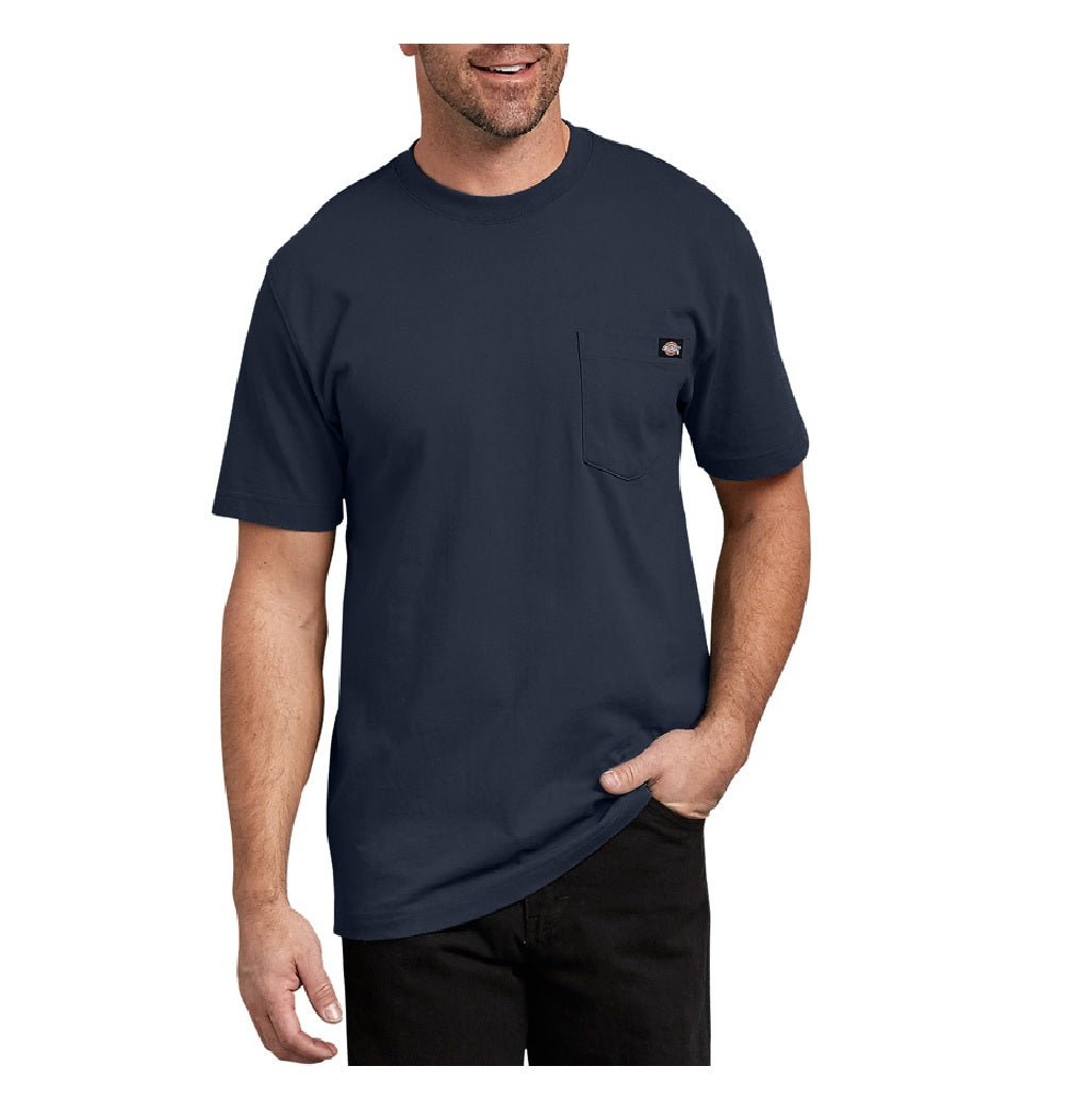 Dickies WS450DNXL Tee Shirt, XL, Blue