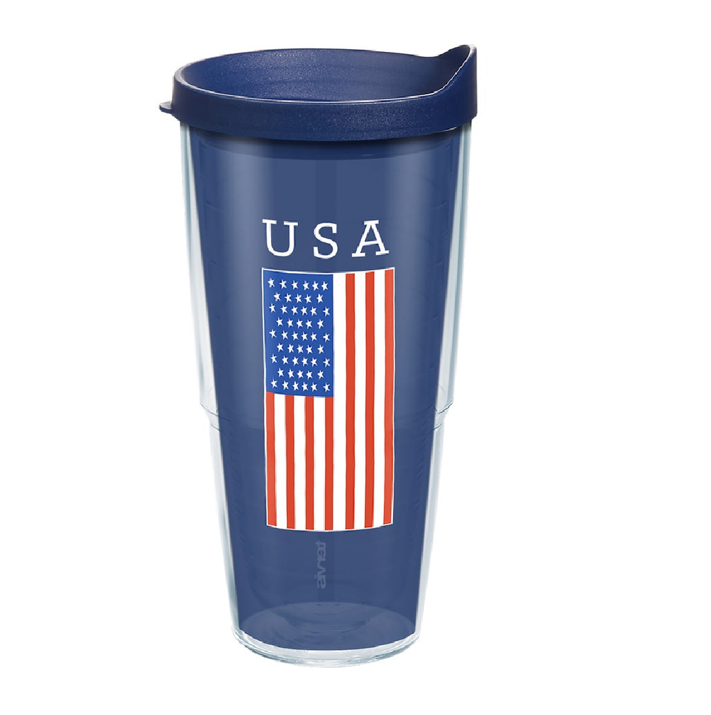 Tervis 1350825 Patriotic USA Flag Insulated Tumbler, Tritan