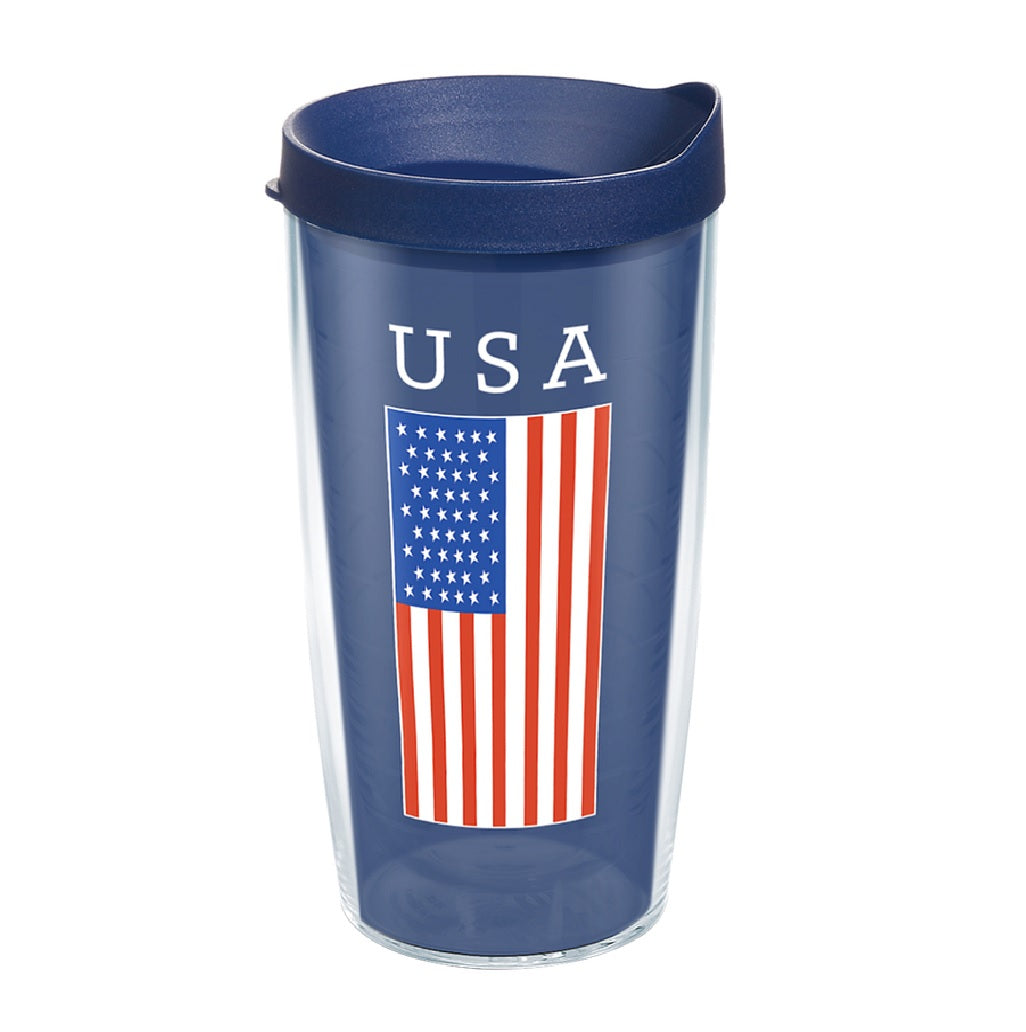 Tervis 1350824 Patriotic USA Flag Insulated Tumbler, Tritan