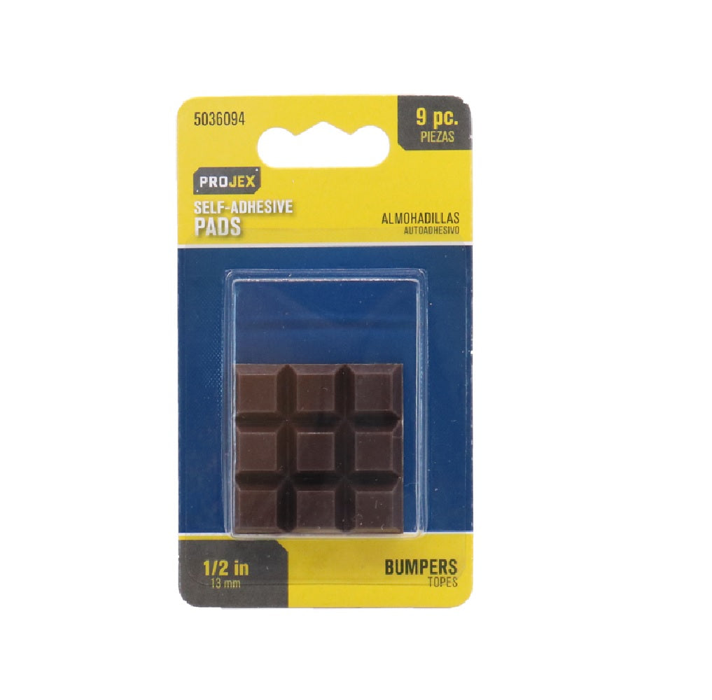 Projex 9561/ACE Self Adhesive Bumper Pad, Brown