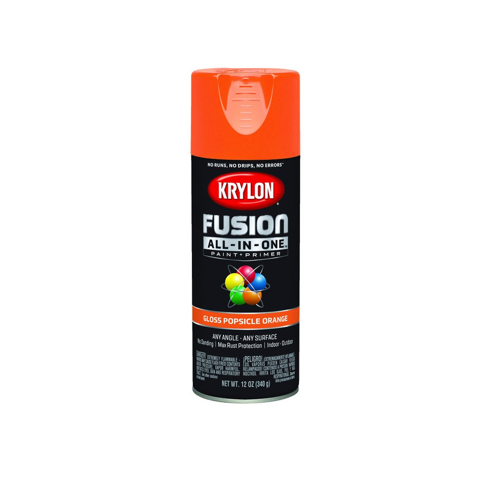 Krylon K02718007 Paint + Primer Spray Paint, 12 oz