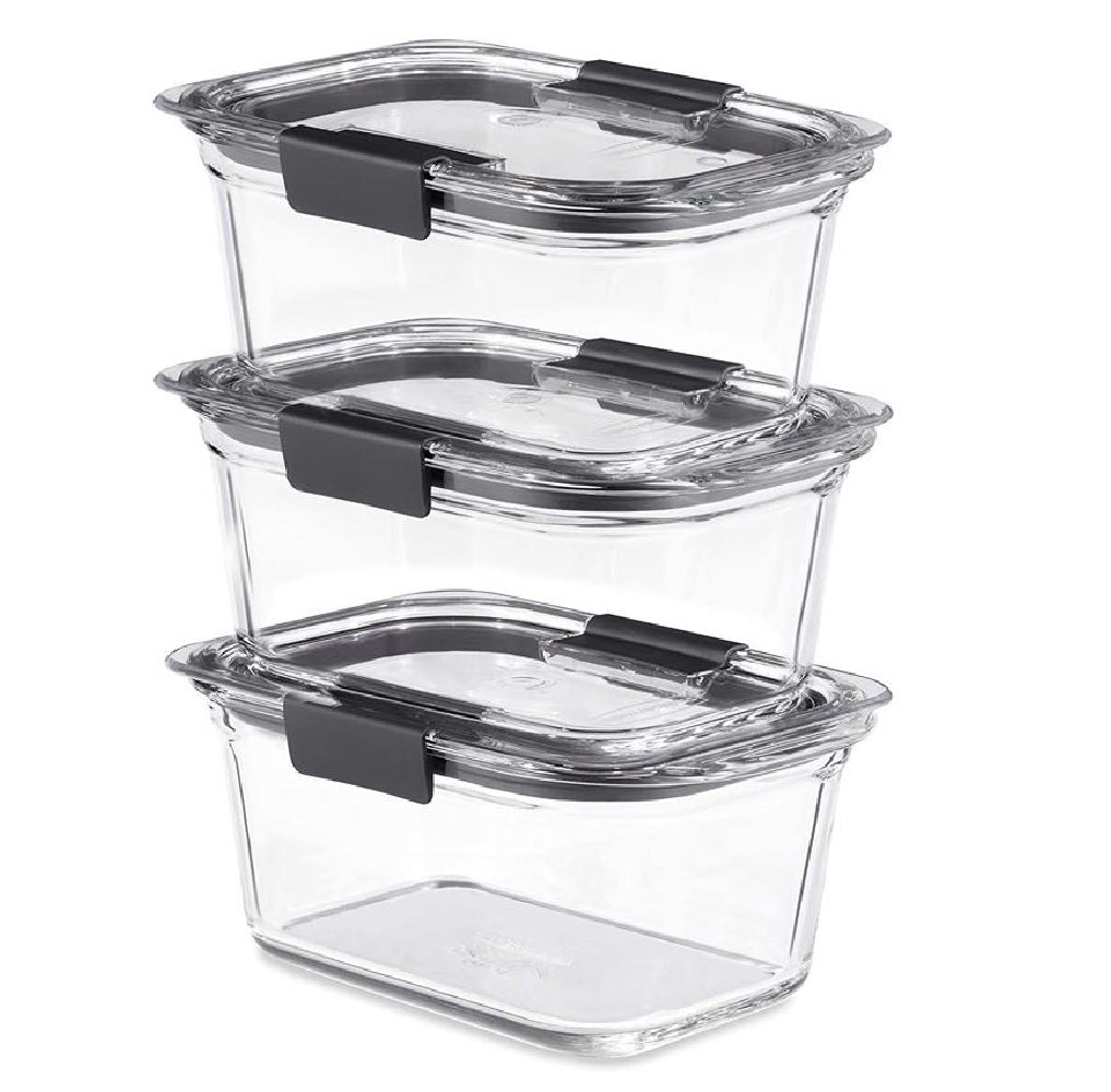Rubbermaid 2125082 Food Container and Lid, Glass