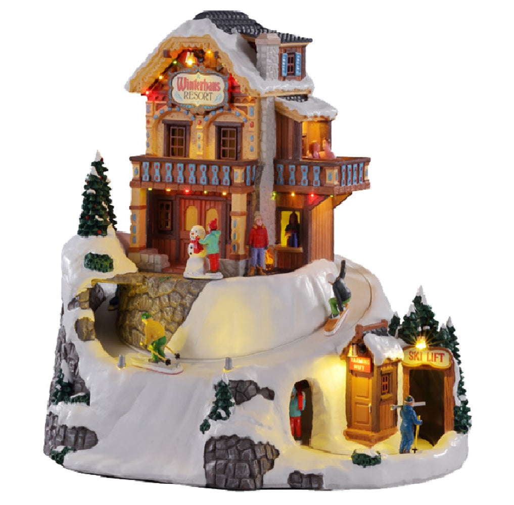 Lemax 15735 Winterhaus Resort Figurine, Polyresin