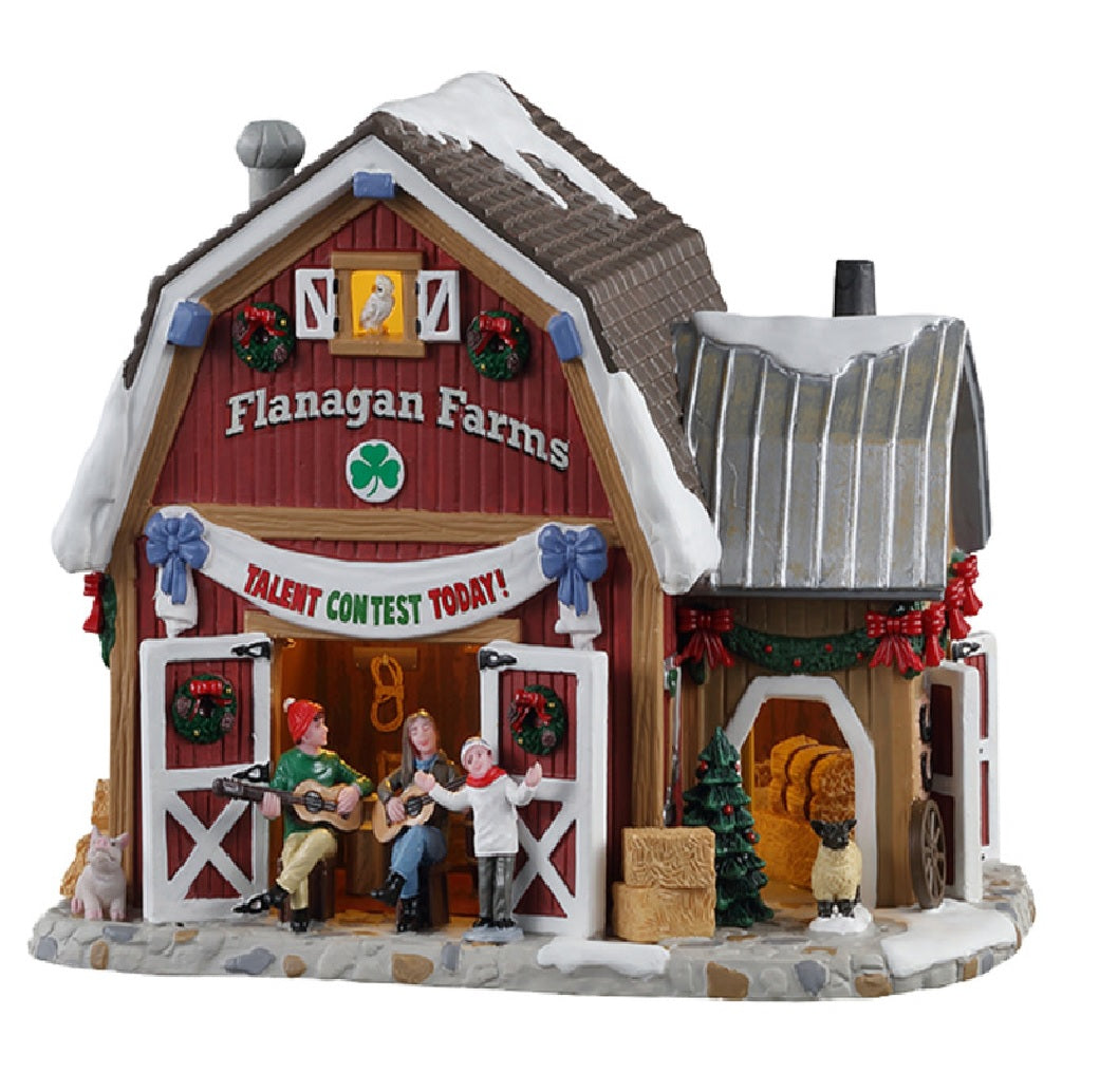 Lemax 15757 Talent Contest Flanagans Barn Figurine