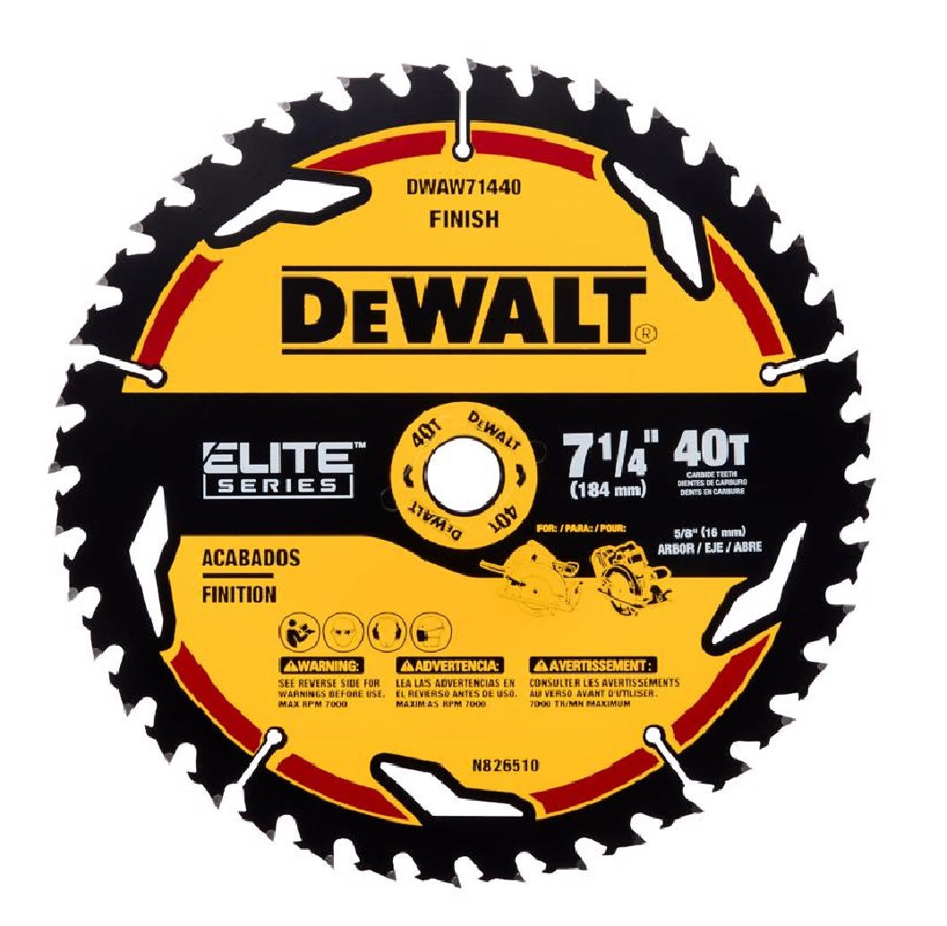 DeWalt DWAW71440 Elite Series Circular Saw Blade