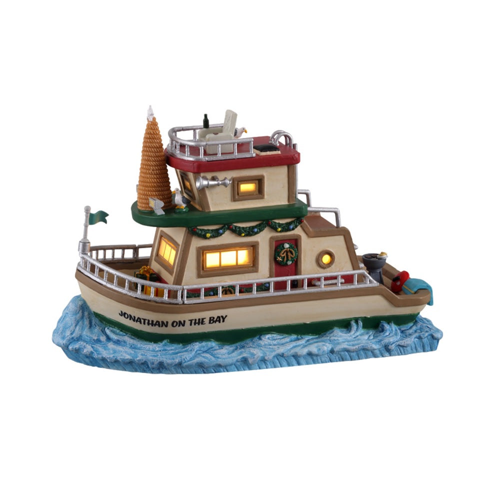 Lemax 15754 Jonathans Houseboat on the Bay Figurine