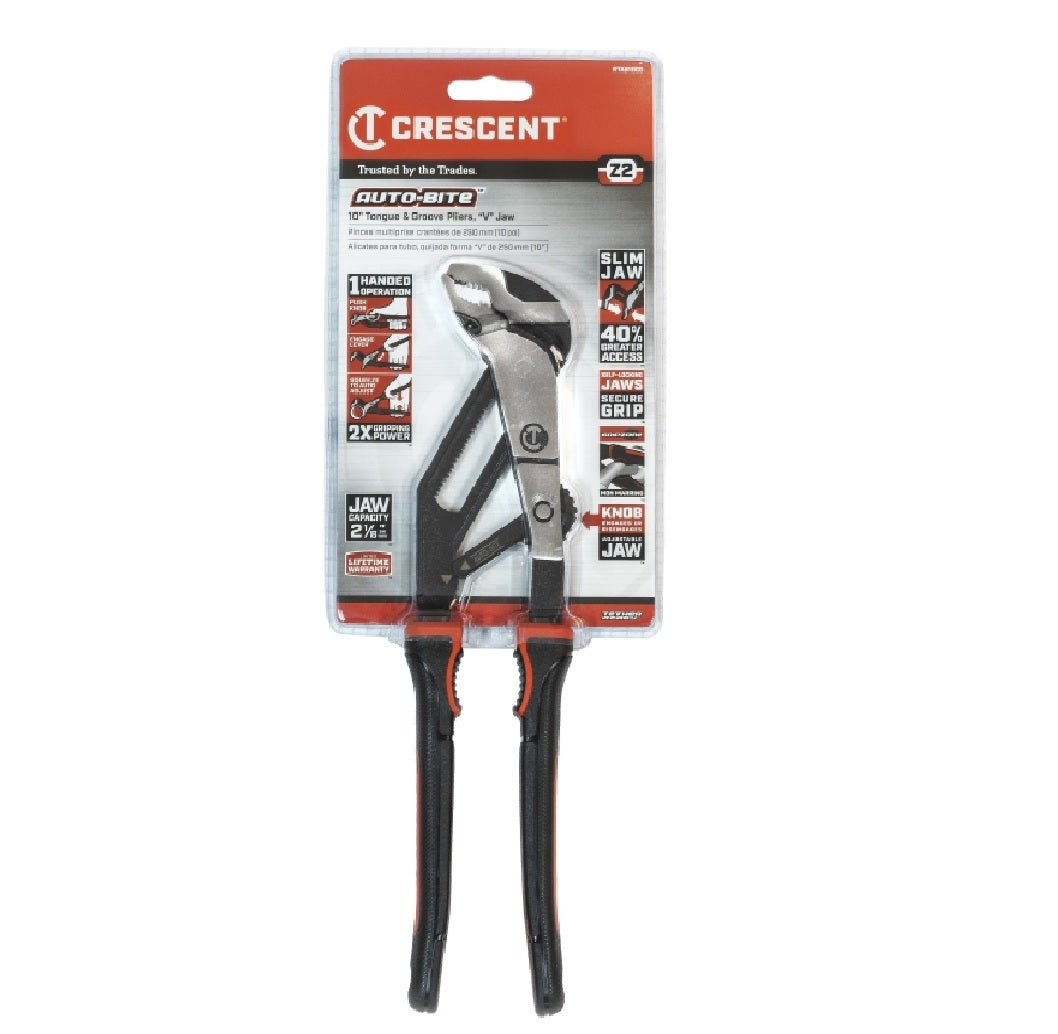 Crescent RTAB10CG Tongue and Groove Plier, Alloy Steel